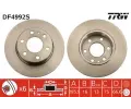 Brzdov kotou TRW ‐ TRW DF4992S