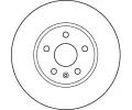 TRW Brzdov kotou - 321 mm TRW DF4996S, DF4996S
