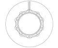 TRW Brzdov� kotou� - 430 mm TRW DF5014S, DF5014S