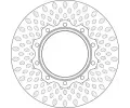 TRW Brzdov kotou PROEQUIP - 432 mm TRW DF5019S, DF5019S