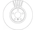 TRW Brzdov kotou - 356 mm TRW DF6001S, DF6001S