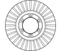 TRW Brzdov kotou - 277 mm TRW DF6022, DF6022