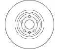 TRW Brzdov kotou - 340 mm TRW DF6041S, DF6041S