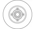 TRW Brzdov kotou s loiskem - 249 mm TRW DF6042BS, DF6042BS