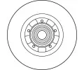 TRW Brzdov kotou s loiskem - 275 mm TRW DF6043BS, DF6043BS