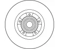 TRW Brzdov kotou s loiskem - 300 mm TRW DF6044BS, DF6044BS