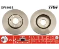 Brzdov kotou TRW ‐ TRW DF6108S