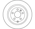 TRW Brzdov kotou - 302 mm TRW DF6129, DF6129