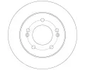 TRW Brzdov kotou - 258 mm TRW DF6144, DF6144