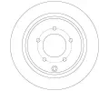 TRW Brzdov kotou - 302 mm TRW DF6177, DF6177