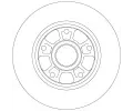 TRW Brzdov kotou - 260 mm TRW DF6182, DF6182