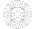 TRW Brzdov kotou - 296 mm TRW DF6184, DF6184
