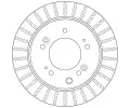 TRW Brzdov kotou - 315 mm TRW DF6191S, DF6191S