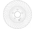TRW Brzdov kotou - 322 mm TRW DF6195S, DF6195S