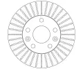 TRW Brzdov kotou - 269 mm TRW DF6200, DF6200