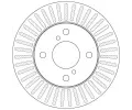 TRW Brzdov kotou - 231 mm TRW DF6214, DF6214