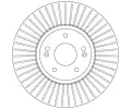 TRW Brzdov kotou - 321 mm TRW DF6222, DF6222