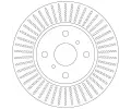 TRW Brzdov kotou - 255 mm TRW DF6225, DF6225