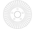 TRW Brzdov kotou - 328 mm TRW DF6251, DF6251