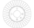 TRW Brzdov kotou - 256 mm TRW DF6252, DF6252