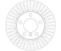 TRW Brzdov kotou - 284 mm TRW DF6255, DF6255