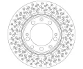TRW Brzdový kotouč - 298 mm TRW DF6281, DF6281