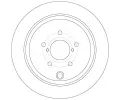 TRW Brzdov kotou - 286 mm TRW DF6306, DF6306