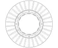 TRW Brzdov kotou - 310 mm TRW DF6307S, DF6307S