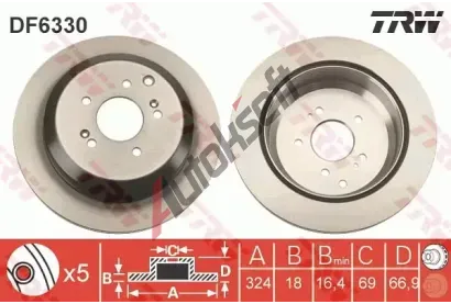 TRW Brzdov kotou - 324 mm TRW DF6330, DF6330