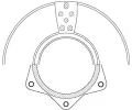 TRW Brzdov kotou - 304 mm TRW DF6333S, DF6333S