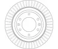 TRW Brzdov� kotou� - 324 mm TRW DF6350, DF6350