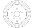 TRW Brzdov kotou - 308 mm TRW DF6351, DF6351