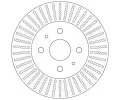 TRW Brzdov kotou - 254 mm TRW DF6407, DF6407