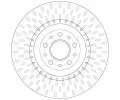 TRW Brzdov kotou - 305 mm TRW DF6424, DF6424