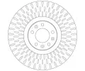 TRW Brzdov kotou - 340 mm TRW DF6427S, DF6427S