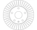 TRW Brzdov kotou - 256 mm TRW DF6441, DF6441