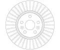 TRW Brzdov kotou - 300 mm TRW DF6449, DF6449