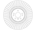 TRW Brzdov kotou - 375 mm TRW DF6456S, DF6456S