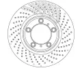 TRW Brzdov kotou - 330 mm TRW DF6464S, DF6464S