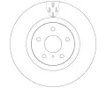 TRW Brzdov kotou - 324 mm TRW DF6480, DF6480