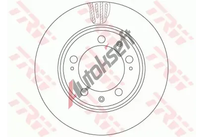 TRW Brzdov kotou - 297 mm TRW DF6484S, DF6484S