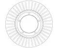 TRW Brzdov kotou - 282 mm TRW DF6486, DF6486