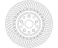 TRW Brzdov kotou - 357 mm TRW DF6489S, DF6489S