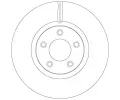 TRW Brzdov kotou - 320 mm TRW DF6490S, DF6490S