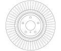 TRW Brzdov kotou - 354 mm TRW DF6498S, DF6498S