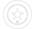 TRW Brzdový kotouč - 274 mm TRW DF6503, DF6503