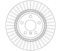 TRW Brzdov kotou - 330 mm TRW DF6512S, DF6512S