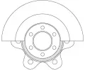 TRW Brzdov kotou - 290 mm TRW DF6532S, DF6532S