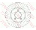 TRW Brzdový kotouč - 278 mm TRW DF6536, DF6536