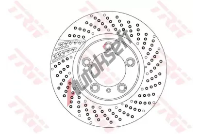 TRW Brzdov kotou - 330 mm TRW DF6541S, DF6541S